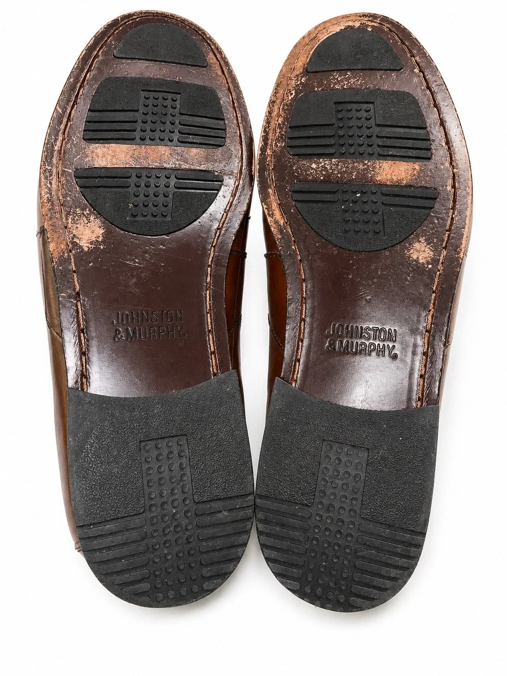 Johnston & Murphy Halsey Brown Woven Leather Tassel Loafers Men’s 10.5M Kiltie